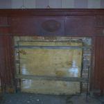 One of the fireplace mantels.